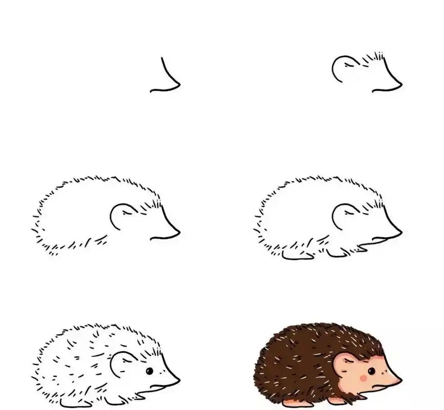 简笔画教程6种可爱的动物简笔画值得一画