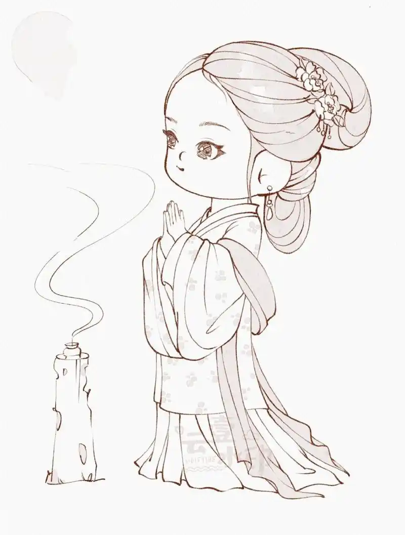 古风人物|q版古代四大美女集合