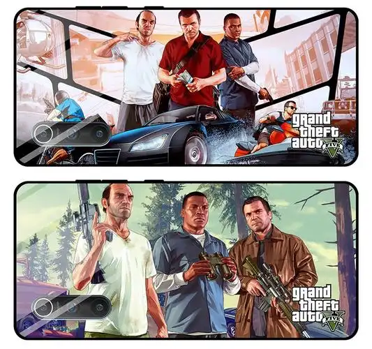 gta5周边 gta5侠盗猎车手游戏主题周边手机壳苹果华为小米oppovivo