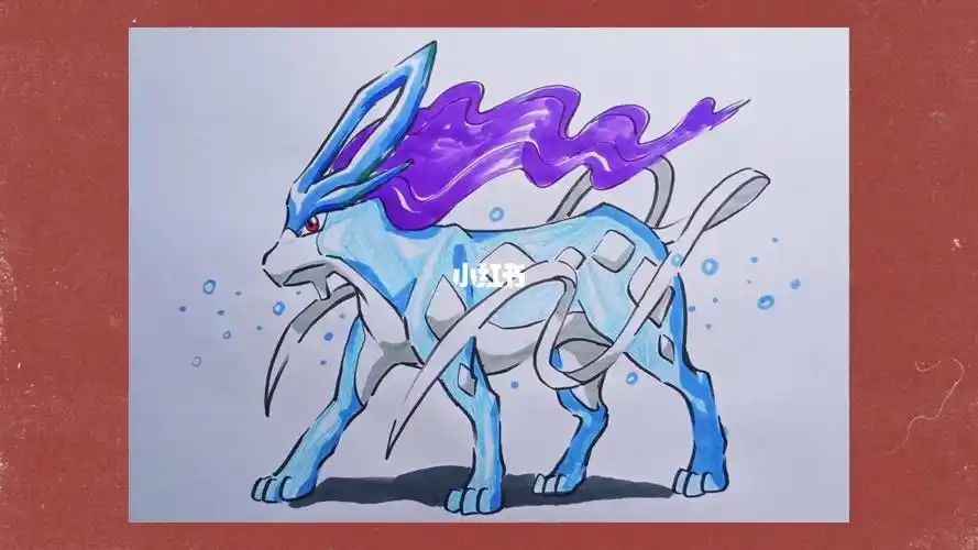 【宝可梦】绘画教程,画一只优雅的水君.