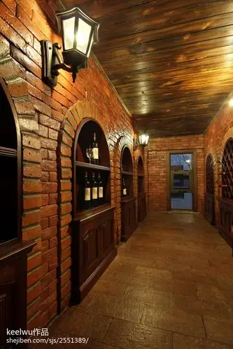 美式酒窖设计装修效果图功能区美式经典功能区设计图片赏析