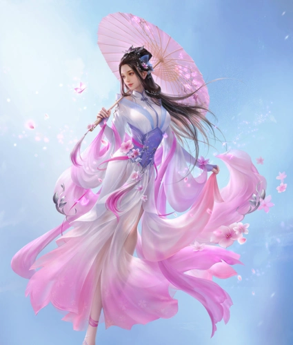 古装游戏角色壁纸,你能认出这些角色出自哪部作品吗