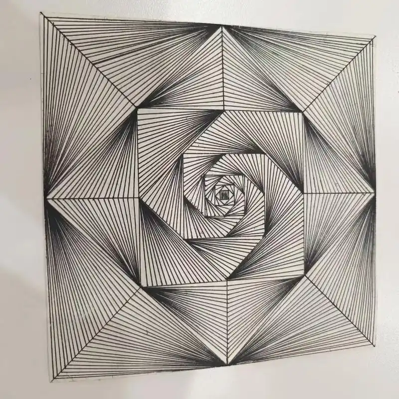 点线面.点线面构成作业95 #爱画画的孩子  #点线面构成 - 抖音