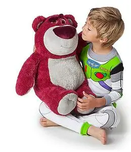 正版@disney迪士尼 玩具总动员3 草莓熊 抱抱熊毛绒玩具大号55cm