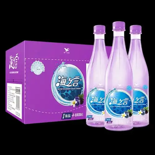 统一海之言海盐蓝莓黑加仑果汁饮料500ml*15瓶