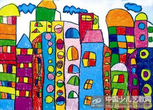 作品名称:  《五彩高楼》