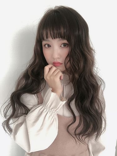 假发brightlele大波长卷日系自然蓬松波浪大卷半顶其它假发