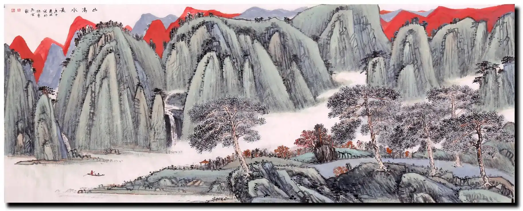 中美协会员吴金龙老师写意山水画作品欣赏