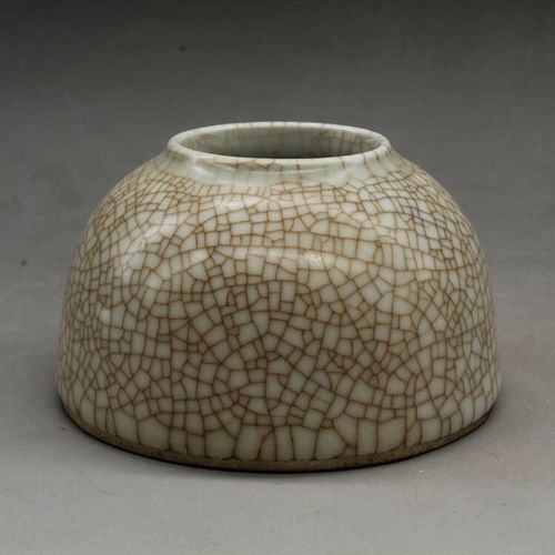 宋哥窑开片水洗古玩瓷器老货古董老陶瓷旧货仿古件摆件民间收藏品