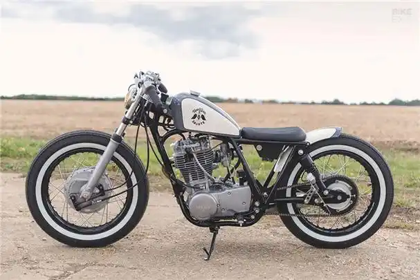 yamahasr400复古摩托车改装