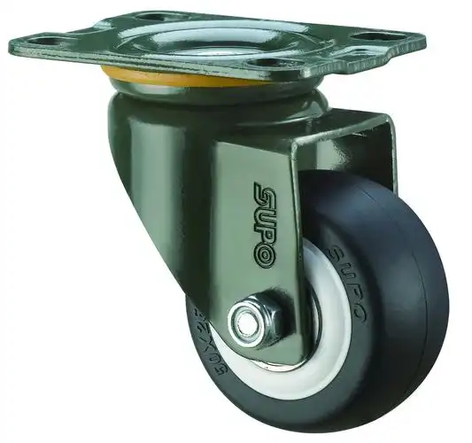 聚氨酯pu轮 金砖脚轮 1.6寸 2寸轮子 上海脚轮图片_4