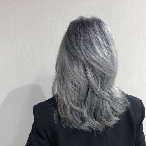 植物灰色染发剂2020流行色打蜡染发膏泡泡沫纯植彩染