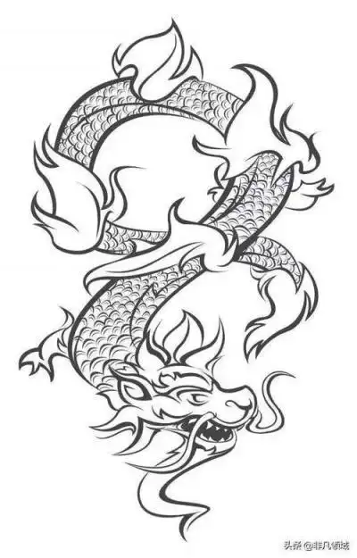 龙的画法霸气(龙画法简笔画霸气) - 网络编辑之家