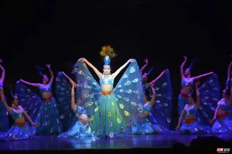 傣族舞展翅的孔雀