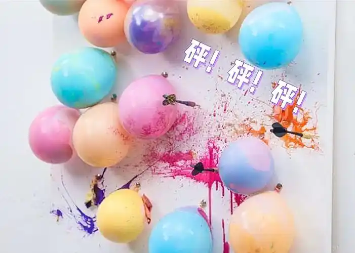 🎨气球爆破艺术diy🎈春天手工创意