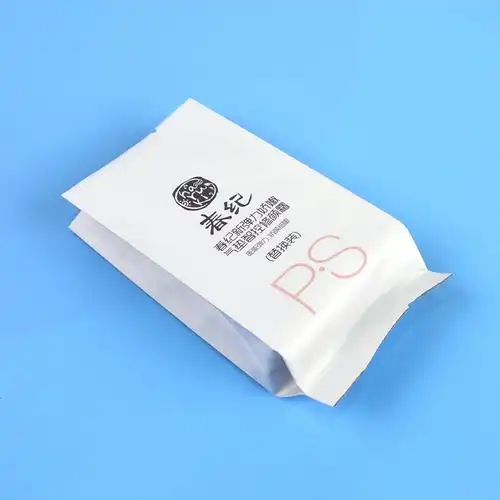 复合材料pet白色化妆品包装袋子保健品药护肤品自封袋铝箔风琴袋
