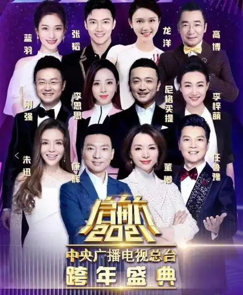 央视主持人名单大全央视跨年晚会现12名顶级主持