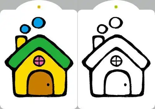 三岁儿童画画简笔画三岁幼儿苹果树简笔画0到3岁儿童简笔画