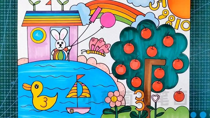 数字0到数字10 ,简单好看,有线稿可打印#数字创意画 #数字1到10 #数字