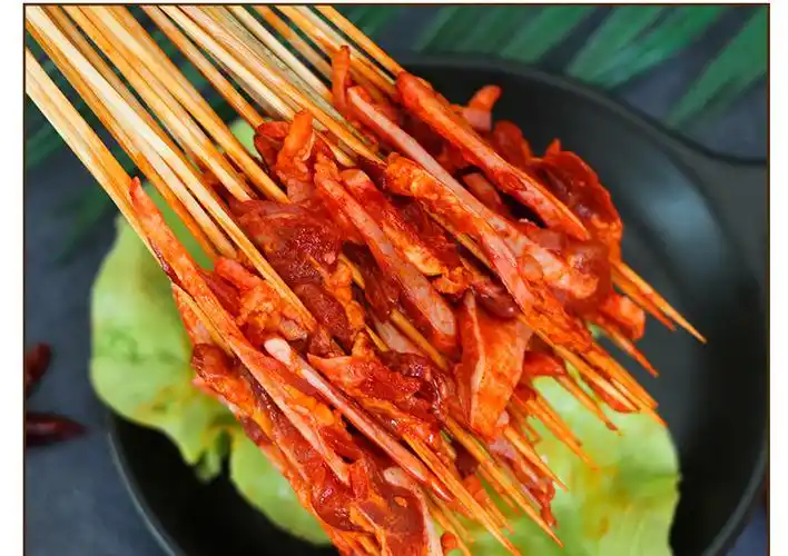 盼多多猪脆骨小串网红夺命小串商用烧烤油炸铁板半成品食材300串