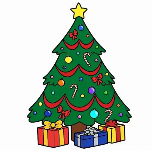 圣诞树简笔画怎么画简单又好看圣诞树画法教程详细步骤