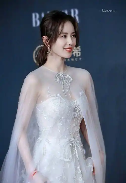 干净纯洁没有攻击力的白色系,搭配刘诗诗淡雅如菊的气质,美的太高级了