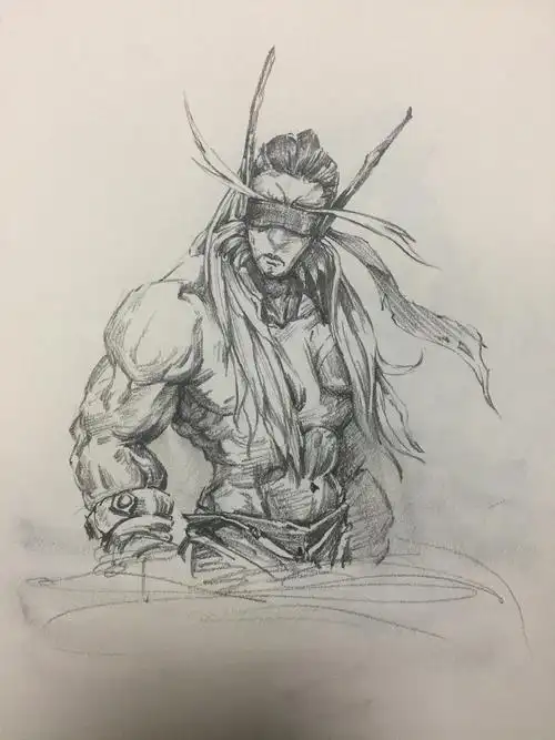 游戏角色速写练习