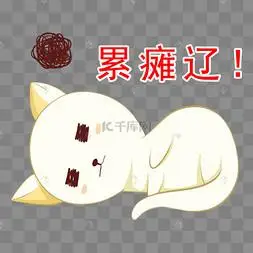 累的睡着的猫咪