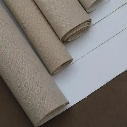 画布油画成品布中纹粗纹亚麻背景布料涂色刀刮油画颜料