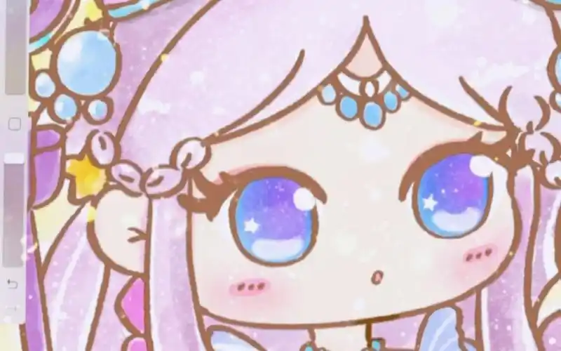 叶罗丽时希公主 卡通画q版小时希