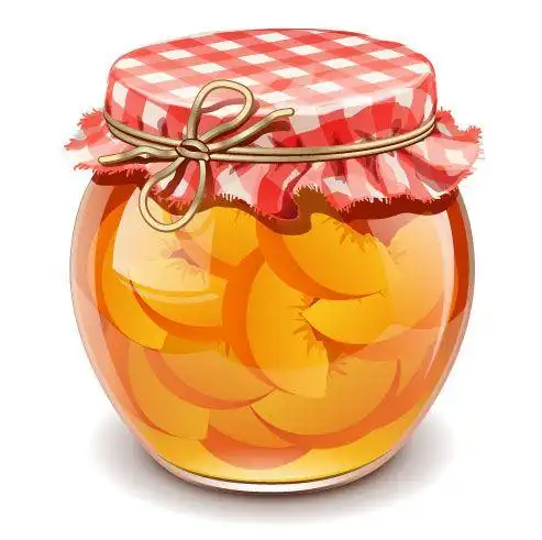 精美水果罐头矢量素材4