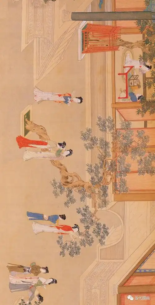 明代仇英汉宫春晓图全卷