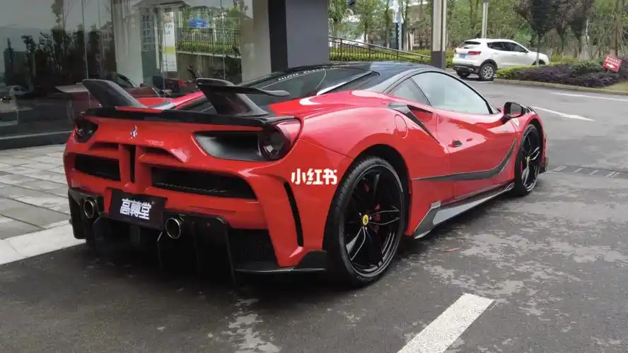 法拉利488gtb升级mansory干碳套件#法拉利