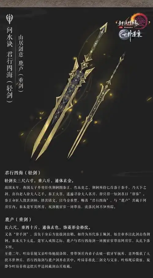 剑三100级大橙武原画公开