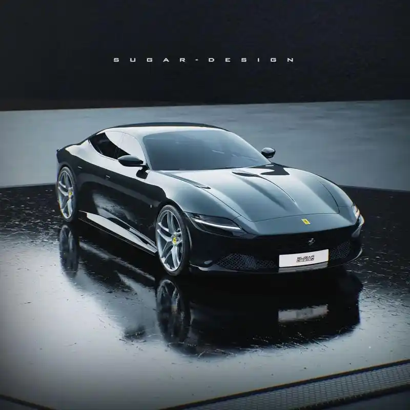 运动基因的四人座!法拉利roma四门轿跑车 法拉利roma四门轿跑车.