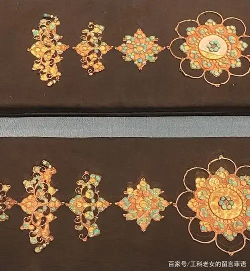 首博:论金银工艺,最服唐朝,唐李倕服装配饰让人开眼了