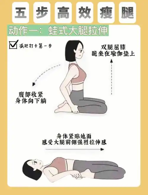 高效五招瘦腿动作夏季练就小鸟腿不是梦