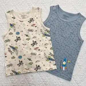 小黑托昵女童小背心内穿儿童纯棉抹胸12岁学生少女内衣发育期文胸2人