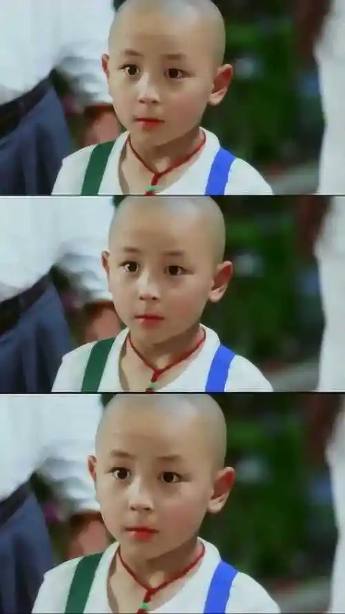 小时候的释小龙,好可爱,爱不释手