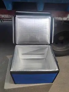 京东冷链物流配送保温箱,成色几乎全新,里面含4块冷冻板.冷藏