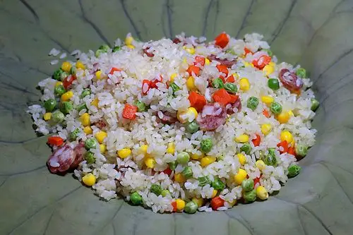 其它 荷包饭 写美篇吃腻了清水煮饭,来个荷叶包饭,色,香,味具全,更富