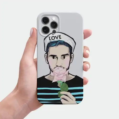 浪漫海军适用iphone13pro文艺男生手机壳苹果xsmax磨砂12华为p50