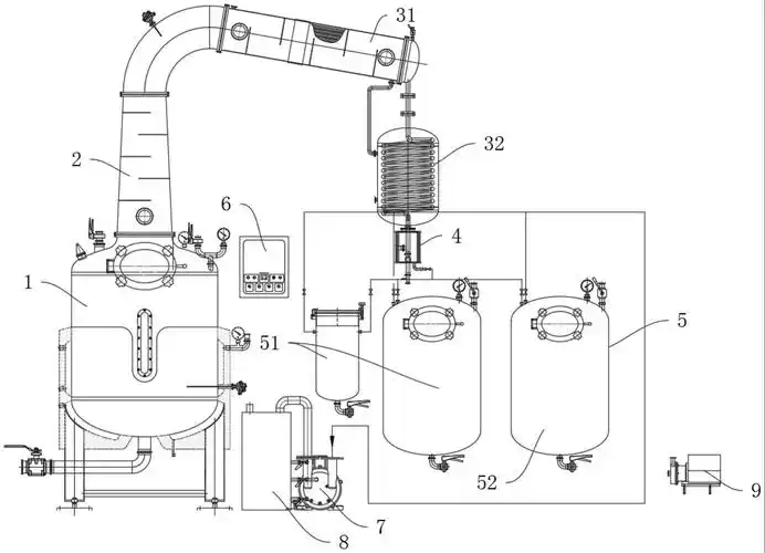 一种酒类真空蒸馏设备的制作方法