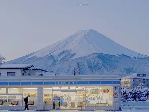 背景.日本街道.