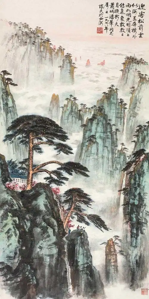 周怀民山水画作品欣赏-名人字画网