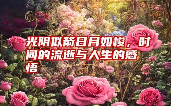光阴似箭日月如梭,时间的流逝与人生的感悟