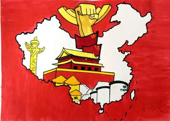 6号:《致敬我的祖国》(绘画)