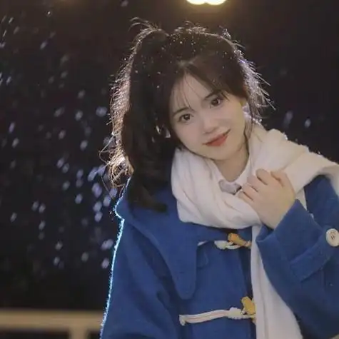 氛围感下雪天温柔女生头像