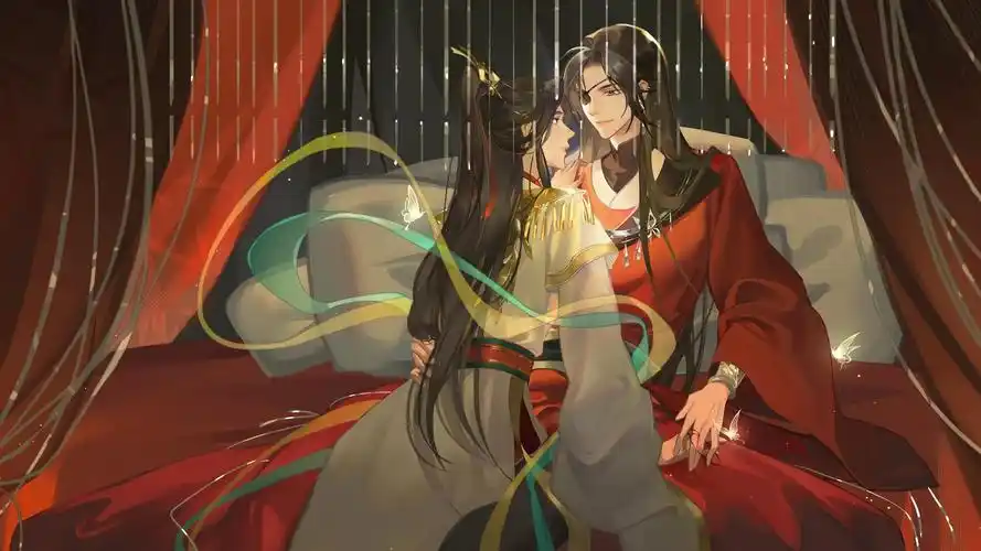 电脑壁纸 动漫卡通 动漫人物 暧昧的花城和谢怜