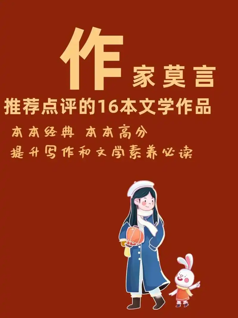 作家莫言推荐的16部文学作品.莎士比亚:"生活里没有书籍,就 - 抖音